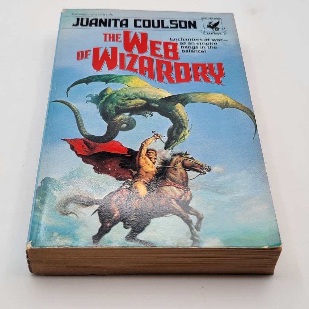 Juanita Coulson The Web of Wizardry Paperback 1st Printing 1978 Fantasy Fair